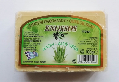 100 гр. Мыло натуральное, Aloe-Vera, Knossos