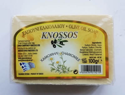 100 гр. Мыло натуральное с ромашкой. Knossos